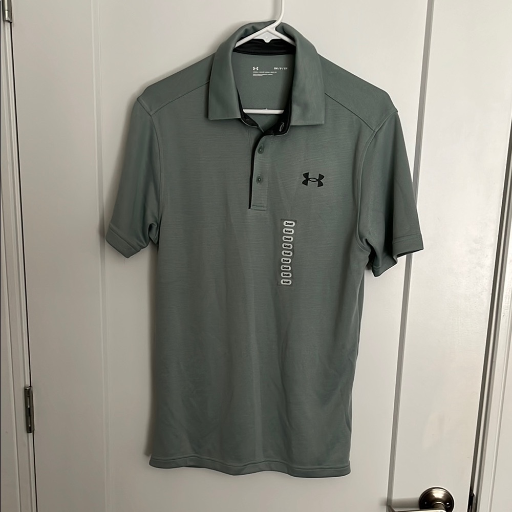 Under Armour Men's Gray Polo Shirt